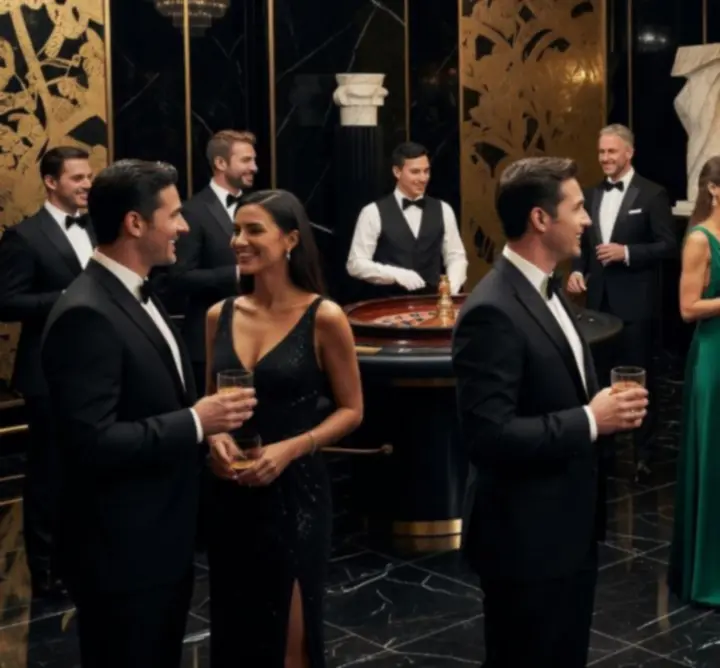 Λουσάτο θεματικό party με καλεσμένους σε formal ένδυση